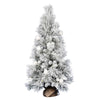 Vickerman  48" Frosted Beacon Pine Artificial Christmas Tree Unlit