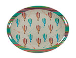 HiEnd Accents Cactus Design Melamine Serving Platter, 1 pc