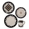 HiEnd Accents Chalet 16PC Ceramic Dinnerware Set