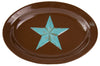 HiEnd Accents Star Serving Platter Turquoise