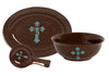 HiEnd Accents Cross 3 Piece Serving  Set