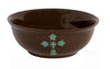 HiEnd Accents Cross Serving Bowl  Turquoise