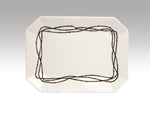 HiEnd Accents Barbwire Serving Platter,   Cream