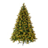 7.5'x62"  Mixed Fir Artificial Xmas Tree Dura-Lit Clear Incandescent Mini Light