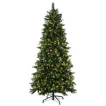 6.5'x39" Spruce Artificial Xmas Tree Dura-Lit Clear Incandescent Mini Light