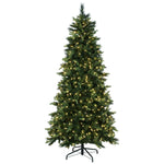 6.5' x 39" Southern Mixed Spruce Artificial Christmas Tree with Warm White LED.