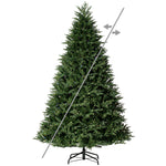 6.5'x52" Tiffany Fraser Fir Artificial Xmas Tree with LED Color Changing Lights