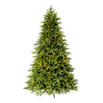 7.5' x 58" Jersey Fraser Fir Artificial Christmas Tree LED Warm White Lights