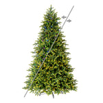 7.5' x 58" Jersey Fraser Fir Artificial Xmas Tree LED Color Changing Mini Lights