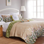 Greenland Home Dandelion GL-2006BMSQ 3-Piece Full/Queen Quilt Set