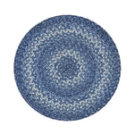 Homespice Decor 592682 15" Trivet Round Denim Jute Braided Accessories