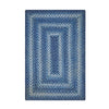 Homespice Decor 516688 8' x 10' Rectangular Denim Jute Braided Rug