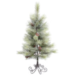 Vickerman  3' Frosted Bellevue Pine Artificial Christmas Tree Unlit