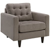 Modway Empress Upholstered Fabric Armchair