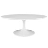 Modway Lippa 42" Oval-Shaped Wood Top Coffee Table