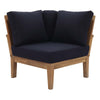 Modway Marina Outdoor Patio Teak Corner Sofa