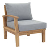 Modway Marina Outdoor Patio Teak Left-Facing Sofa