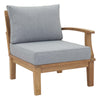 Modway Marina Outdoor Patio Teak Right-Facing Sofa