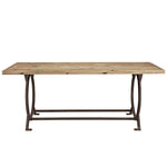 Modway Effuse Rectangle Wood Top Dining Table