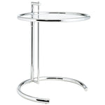 Modway Eileen Gray Chrome Stainless Steel End Table