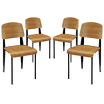 Modway Cabin Dining Side Chair Set of 4