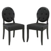 Modway Button Dining Side Chair Set of 2