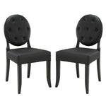 Modway Button Dining Side Chair Set of 2