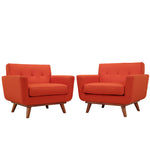 Modway Engage Armchair Wood Set of 2