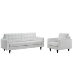 Modway Empress Sofa and Armchair Set of 2