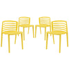 Modway Curvy Dining Chairs Set of 4