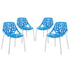 Modway Stencil Dining Side Chair Set of 4