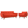 Modway Engage Armchair and Loveseat Set of 2