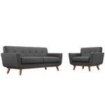 Modway Engage Armchair and Loveseat Set of 2