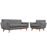 Modway Engage Armchair and Loveseat Set of 2