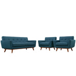 Modway Engage Armchairs and Loveseat Set of 3