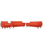 Modway Engage Sofa Loveseat and Armchair Set of 3