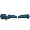 Modway Engage Sofa Loveseat and Armchair Set of 3