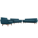 Modway Engage Sofa Loveseat and Armchair Set of 3