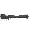 Modway Engage Sofa Loveseat and Armchair Set of 3