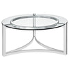 Modway Signet Stainless Steel Coffee Table