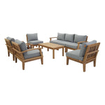 Modway Marina 8 Piece Outdoor Patio Teak Set