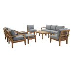 Modway Marina 10 Piece Outdoor Patio Teak Set