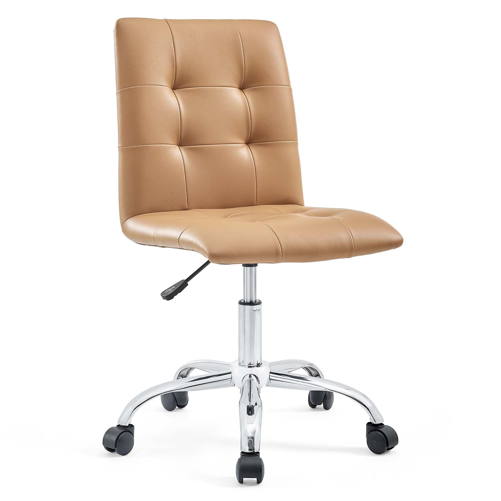 見事な創造力 Modway Fuse Faux Leather Modway Office Adjustable Chair  in Tan Fuse
