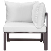 Modway Fortuna 6 Piece Outdoor Patio Sectional Sofa Set