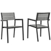 Modway Maine Dining Armchair Outdoor Patio Set of 2