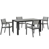 Modway Maine 5 Piece Outdoor Patio Dining Set