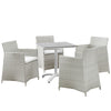 Modway Junction 5 Piece Outdoor Patio Dining Set