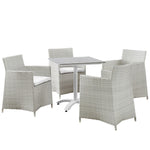 Modway Junction 5 Piece Outdoor Patio Dining Set