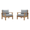 Modway Marina 2 Piece Outdoor Patio Teak Set