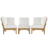 Modway Marina 3 Piece Outdoor Patio Teak Set